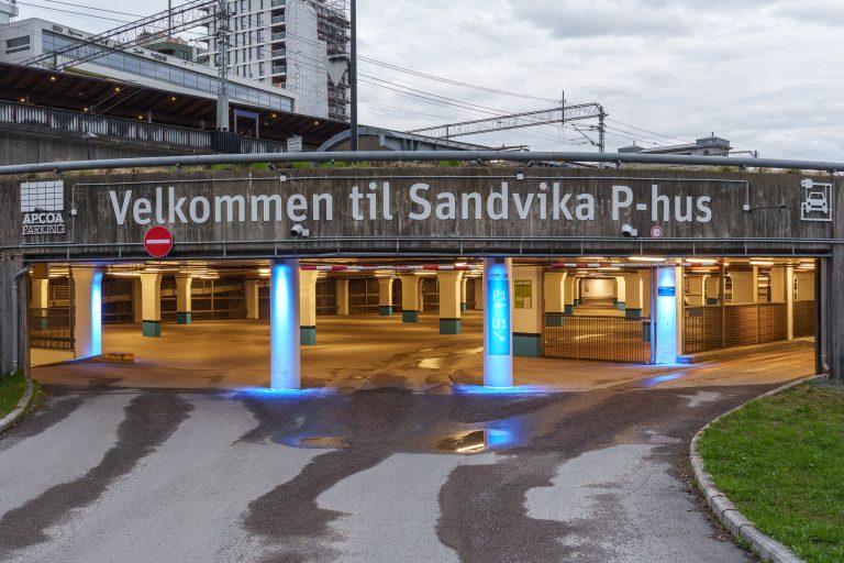 Sandvika P-hus, Sandvika